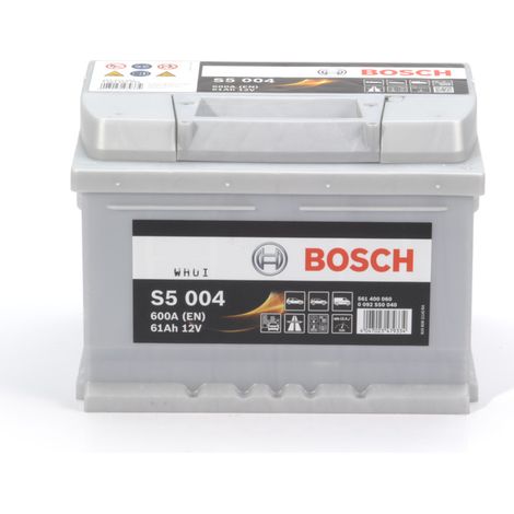 Batterie Bosch S5004 12v 61ah 600A 0092S50040 LB2D