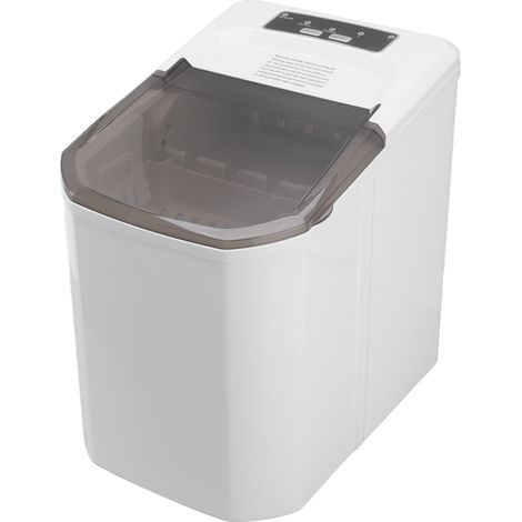 Automatischer Eiswürfelbereiter für die Arbeitsplatte (160 W), produziert 9 Eiswürfel in 8 Minuten, robustes ABS-Gehäuse, für Zuhause, Bar und Büro, 220-V-EU-Stecker (1/5)
