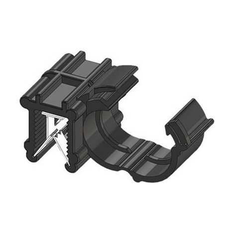 WKK Clip pour bord de tôle enfichable ART005917 Ø du faisceau (serré)=10 mm stabilisé à la chaleur, maintien des câbles latéralement au montage S325411 (1/2)