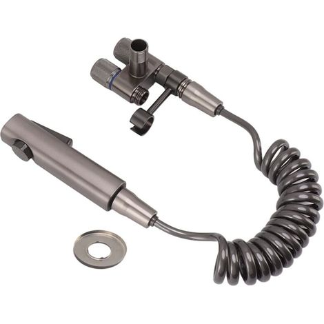 Toilet Bidet Sprayer Set, Portable Grey Bidet Sprayer for Pet Cleaning