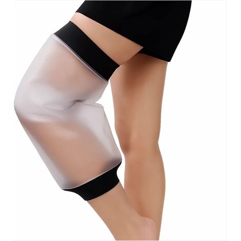 Genouillères TPU Imperméables Réutilisables - Protection Anti-Blessures pour Adulte - Noir (1/5)
