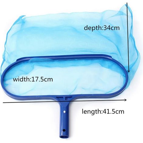 Accessoires de piscine (I net)Épuisette professionnelle à sac profond pour piscine avec manche télescopique, idéale pour le nettoyage des feuilles et des débris dans les bassins et étangs.