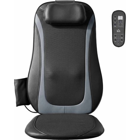 Filiyano-Appareil de massage dorsal Shiatsu avec fonction chauffante et vibrations du siège à 3 niveaux. (1/2)