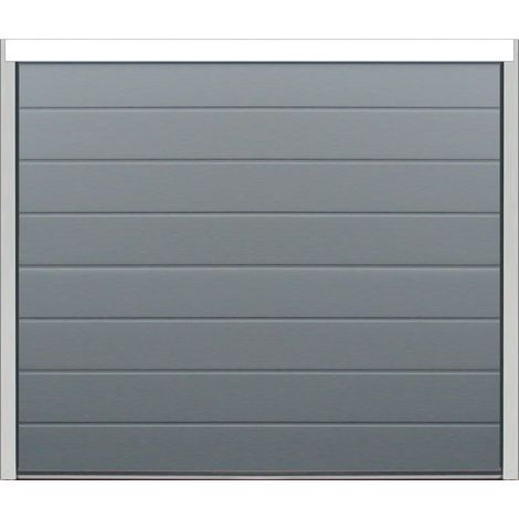 Spadone – Porte de garage sectionnelle motorisée 240 x 200 cm – Isolation 40 mm – Panneau Woodgrain – Moteur ONE 600 avec 2 télécommandes (1/5)