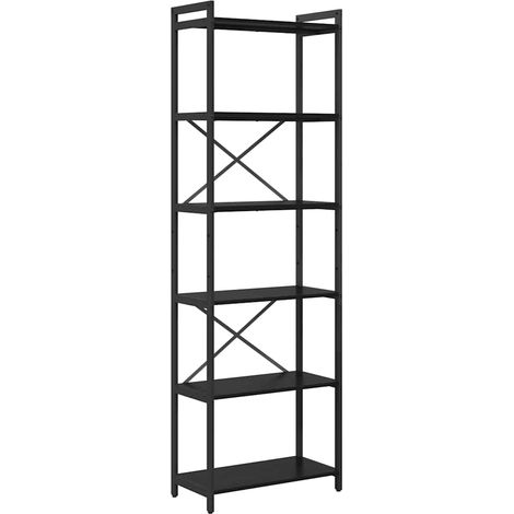 Maison Exclusive - Bücherregal Schwarz Eichen-Optik 60 x 30 x 189
