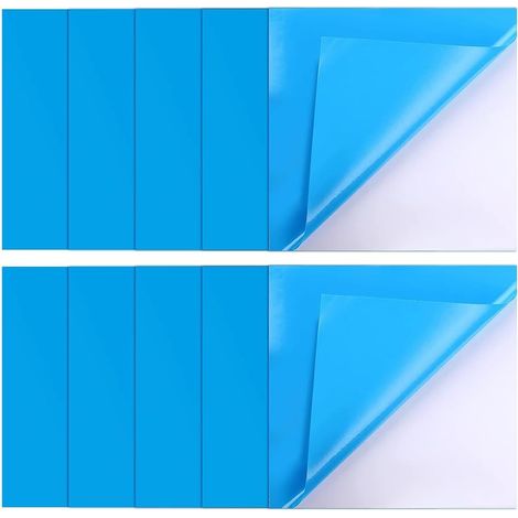 10 feuilles de réparation autocollantes pour piscine, matelas à eau, piscine, 7 x 7 cm (1/5)