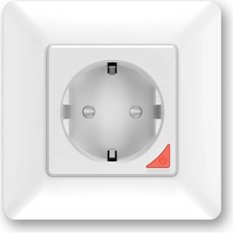 Presa a muro Smart Life 230V + Wi-Fi a cornice singola 1xUSB A 1xUSB C bianca extralink EX.35717