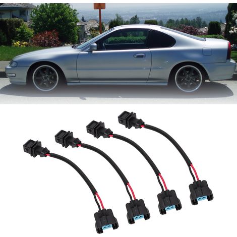 4 faisceaux de conversion d'injecteurs de carburant OBD1 vers OBD2 pour Civic Prelude (1/5)