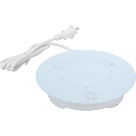 Chauffe-tasse intelligent USB 5S, chauffe rapide, température constante, interrupteur tactile, 110V blanc (1/5)