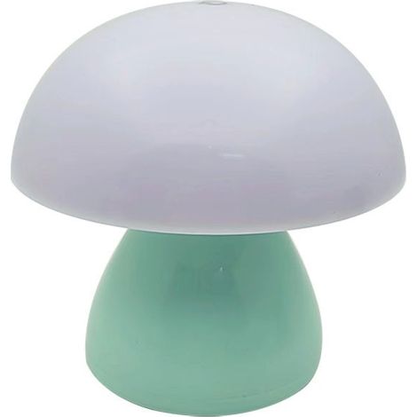Veilleuse champignon à tapoter, lumière blanc chaud – lampe d'ambiance pour chambre, chevet et table-Vert (1/2)