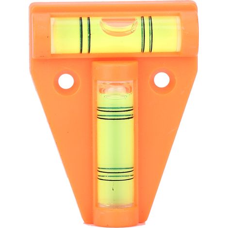Niveau à bulle T avec trou de montage outil de mesure pour appareil photo (Orange) (1/5)