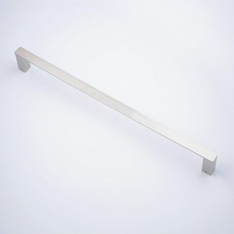 Bathroom towel rail in SUS304 stainless steel – Brushed nickel – Length 50 cm – Easy installation included (1/5)