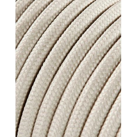 Cordon Coton Tubulaire 2x0,75mm Esthétique Vintage, Sécurité électrique - Edm (1/2)