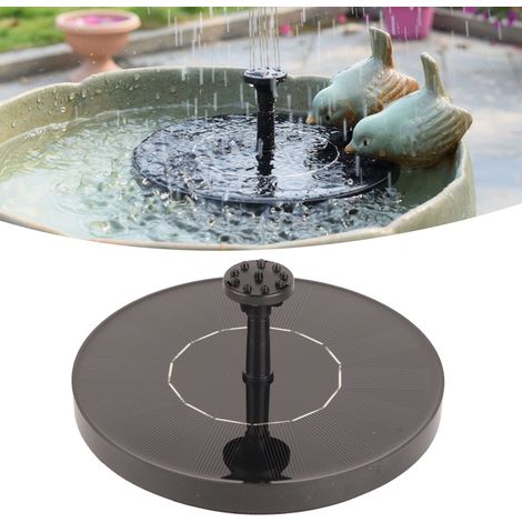 Fontaines de jardin, bassins paysagers, fontaines décoratives, aquariums et bassins d'extérieur alimentés à l'énergie solaire, en silicium monocristallin (1/5)