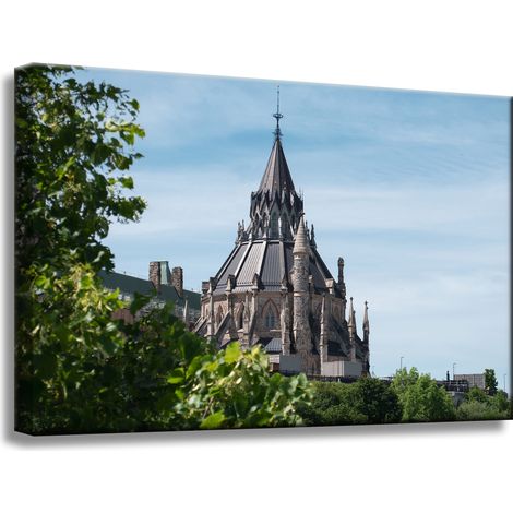 Leinwandgemälde Architektur Kirche 60x40 cm