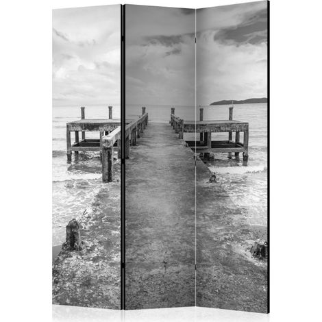 Paravent 3 Volets "Concrete Pier" 135x172cm (1/2)