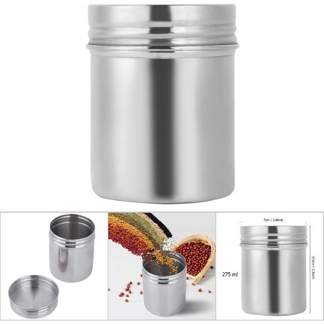 Luftdichter Aufbewahrungsbehälter aus Edelstahl 304 für Tee und Kaffee (1/5)