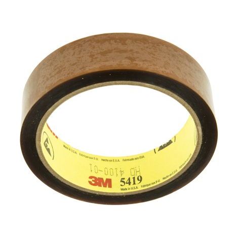 Ruban isolant 3M Scotch 5419 en Film en polyimide Jaune 33m x 25mm x 0.07mm ( Prix pour 1 )