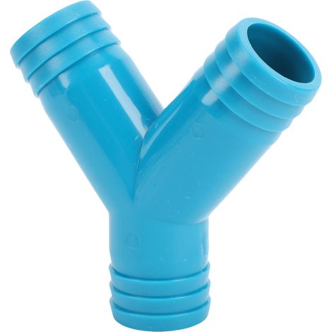 Ortviai Raccord en Y à barbelures ABS pour tuyaux de 28,6 mm – Diviseur 3 voies pour pompes de cale, VR et bateaux (1/5)