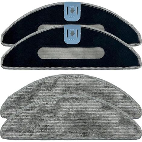 4pcs Replacement Cloths for iRobot Roomba Combo i5, i5+, j5, j5+ Robot Vacuum Cleaner Reusable Accessories, Washable, Microfiber Cleaning Pads Reusable (1/5)