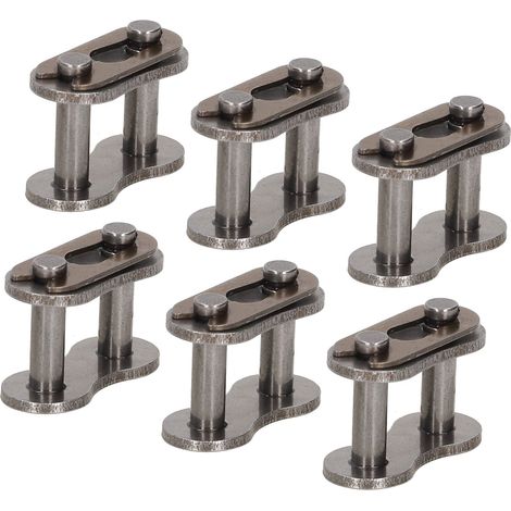 15 Pièces Maillons de Chaîne en Acier pour Moto, Réparation de Transmission pour Vélo et Motocyclette (1/5)