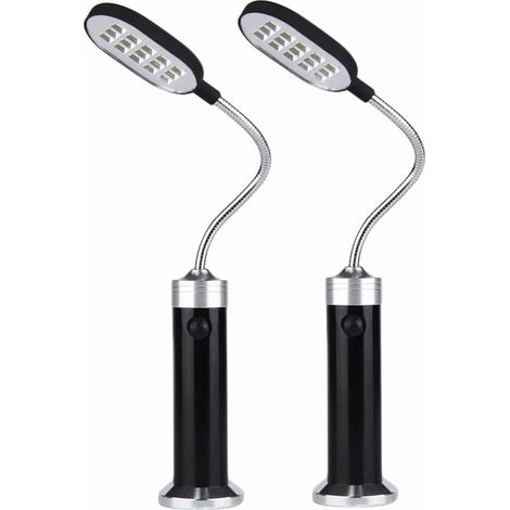 2 pcs Portable Magnétique 360 ​​Degrés Réglable LED Lampe de Lumière avec 15 LED pour Barbecue Barbecue Grill Extérieur Grill Accessoires Outils (1/5)