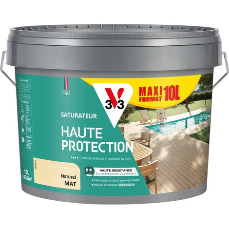 Saturateur Haute Protection Biosourcé V33 naturel Mat 10L