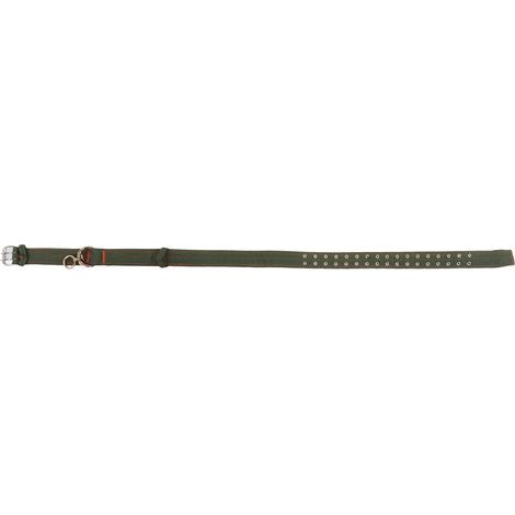 Yctze Collier de Vache en Toile à 4 Couches Réglable Yctze avec Boucle en Métal à Double Rangée - Sangle de Cou Idéale pour les Bovins, les Chevaux, les Moutons et les Chèvres (L) (1/5)