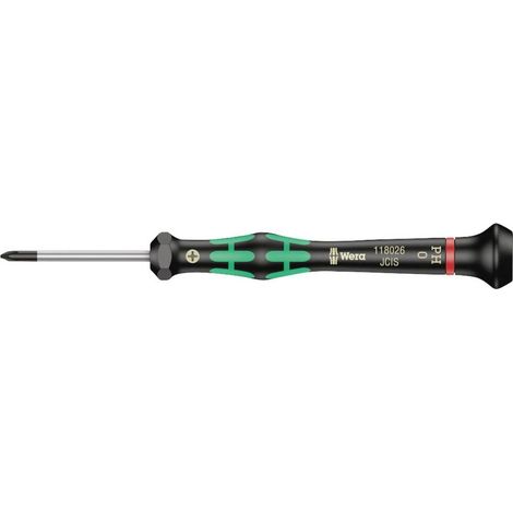 Wera 2050 05118026001 Elettronica e meccanica di precisione Cacciavite a croce PH 0 Lunghezza della lama: 40 mm