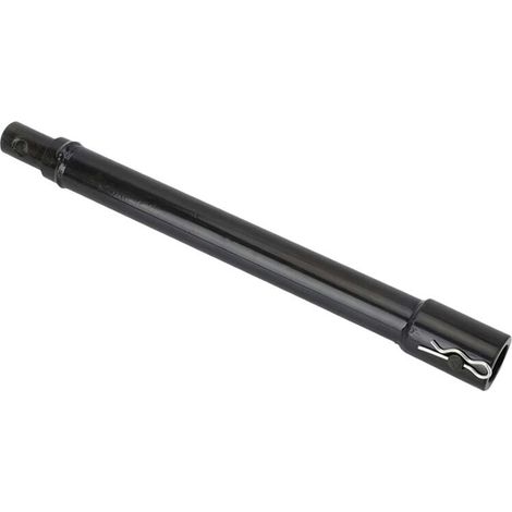 [NON UTILIZZATO] Prolunga da 30 cm per trivella a benzina, acciaio, finitura laccata nera, attacco a innesto con bullone di sicurezza, (1/4)