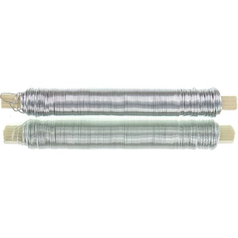 H & R Bastel - Wickeldraht Verzinkt Ø 0,65 mm - 38 Meter