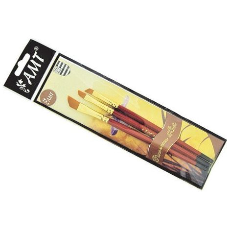 AMT Pochette de 3 pinceaux d'art (PDPF) 3 pinceaux (1/2)