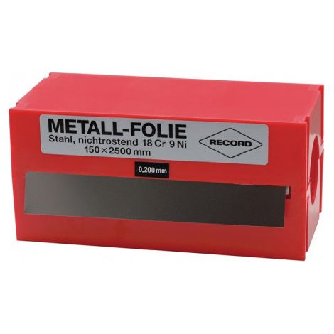 Feuille métallique épaisseur.0.500mm inox 1.4301 L.2500mm B.150mm