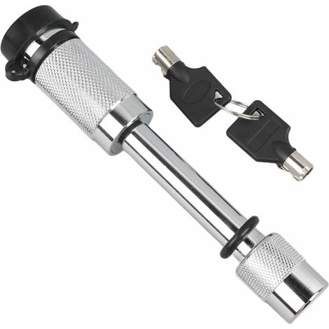 Serrure de Récepteur de Goupille d'attelage, Utilisation Pratique, Installation Simple, Serrure à Bille, Noyau de Remorque, Serrure de Goupille d'attelage, Antirouille avec (1/5)