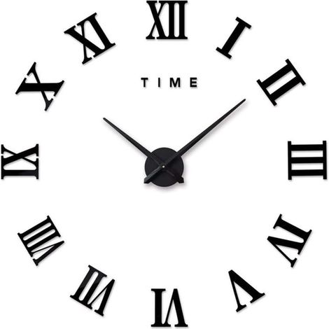 Horloge murale à faire soi-même, horloges murales en acrylique au design moderne