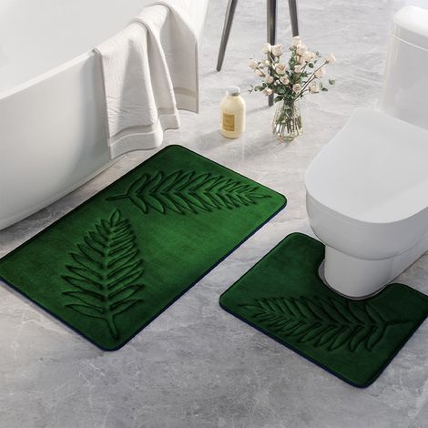 Tapis De Sol - Tapis Absorbant D Eau Et Anti-Dérapant - Pour Salle De Bain Toilette Cuisine Chambre Salon Entrée - Lot De 2