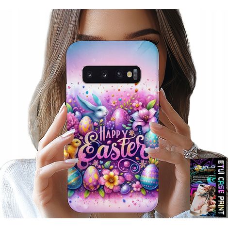 Custodia per Samsung Galaxy S10 Plus - uova felici, Pasqua, uova di Pasqua (1/5)