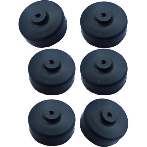 6 Pièces Membranes de Rechange en Caoutchouc et Silicone pour Pompes à Oxygène Aquarium - (1/5)