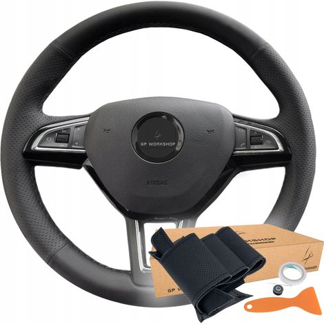 Lenkradbezug für Skoda Octavia Fabia Superb Rapid Kodiaq