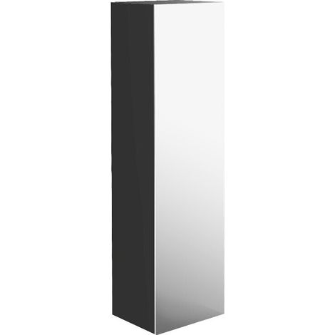 Armario alto emco evo, 1500mm, puerta doble espejo, herraje (1/5)