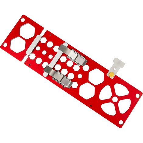 Rail de Guidage Angle Droit de 90° 340 mm Pince de Guidage pour Rail de Guidage Scie Circulaire, Plaque de serrage à positionnement Pour le Travail du Bois Compatible avec Rail de Guidage (1/5)
