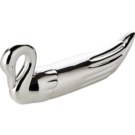 Porte-couteaux Cygne lot de 6 (L 7 cm), argentés (1/5)