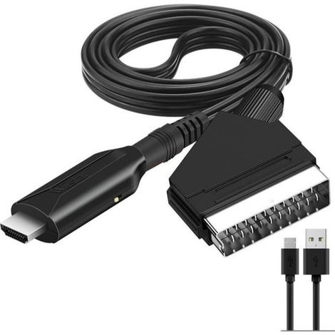 Convertisseur SCART vers HDMI CH, adaptateur SCART vers HDMI tout-en-un, 1080p (1/5)