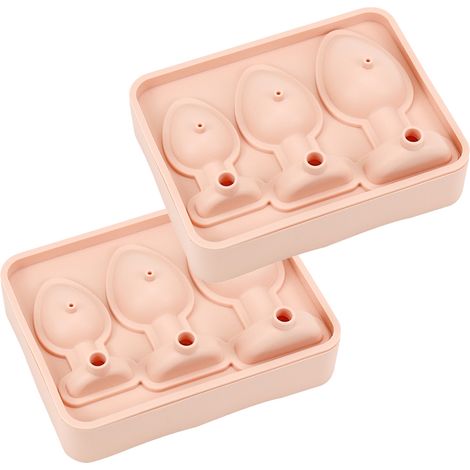 Bandeja de silicona flexible, antiadherente y apilable para cubitos de hielo, ideal para cócteles, whisky, té, café y uso doméstico. (1/5)
