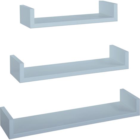 3er set wandregal mod. Calamita farbe blau (1/4)