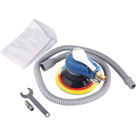 1pc Ponceuse orbitale aléatoire pneumatique 150mm avec système d'aspiration de poussière (1/5)