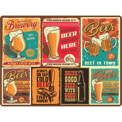 Tischset 40x30cm Brauerei - Kisikol