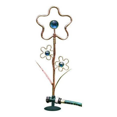 Irrigatore rotante in metallo a forma di fiore (1/2)