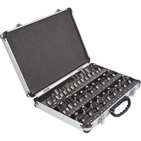 Trend Set di Partenza di 35 Frese per Router, Gambo da 12,7 mm, Punta in Carburo di Tungsteno, Custodia in Alluminio Inclusa, SET/SS35X1/2TC (1/5)