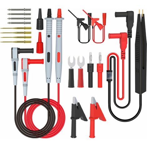 Multimeter-Messleitungssatz – Digitale elektrische Messspitzen mit Krokodilklemmen